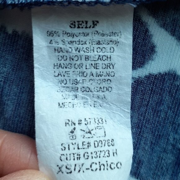 Gilli Trista Faux Wrap Jersey Dress Geometric Prints Black & White Style D3762 S - Picture 10 of 12